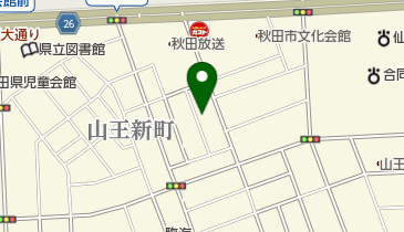 秋田県損害保険代理業協会(一般社団法人)の地図画像