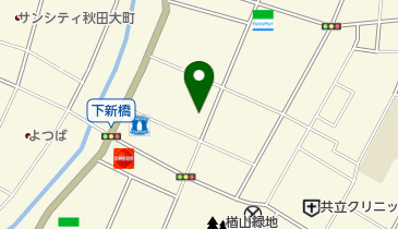 河畔薬局秋田店の地図画像