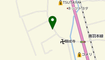 保坂理容店の地図画像