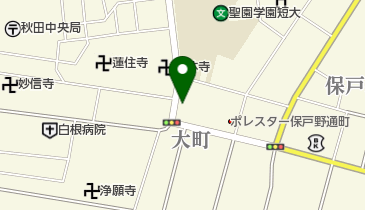 むつ理容の地図画像
