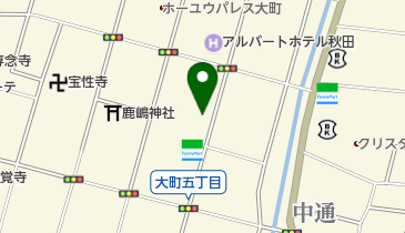 モダン理容室の地図画像