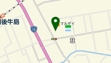 理容室髪心の地図画像