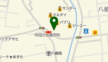 南部家敷 八橋店の地図画像