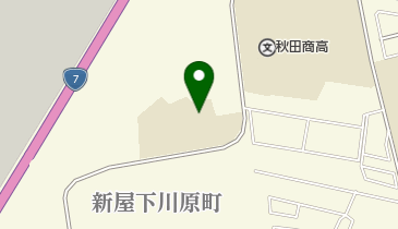 秋田県千秋学園の地図画像