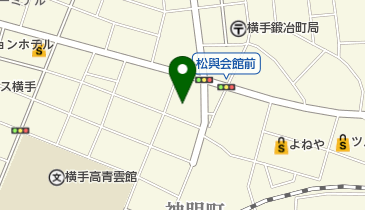 秋田県南部男女共同参画センターの地図画像