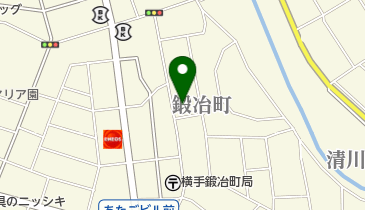 清水川美容院の地図画像
