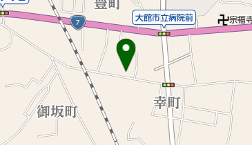 藤島クリーニングの地図画像