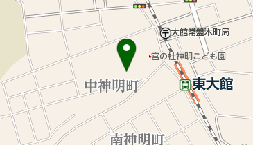 大館神明社の地図画像