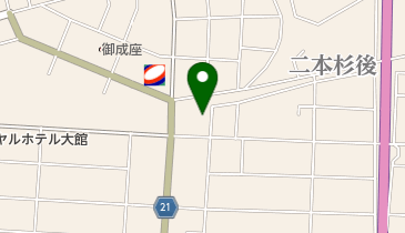 愛犬美容室わんわんの地図画像