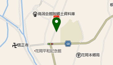 浅利理容店の地図画像
