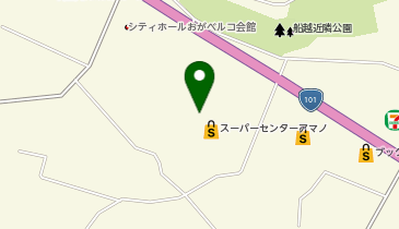 スーパーセンターアマノ男鹿店の地図画像
