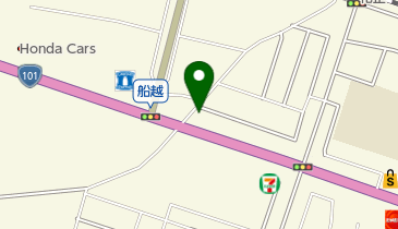 由利メガネランドの地図画像