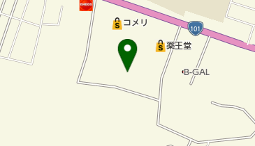 ダイナム男鹿店の地図画像