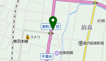 島マッサージの地図画像