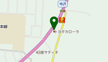 秋田トヨペット株式会社湯沢店の地図画像