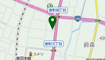 こんの食品店の地図画像
