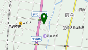 シルバー食堂の地図画像