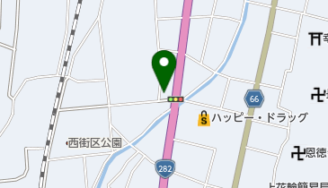 花輪タイヤの地図画像