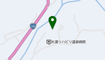 大湯リハビリ温泉病院の地図画像
