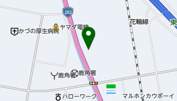 秋田県鹿角地域振興局 建設部 除雪センター特殊車両車庫の地図画像
