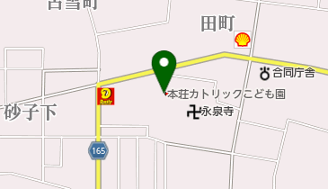 本荘カトリック教会の地図画像