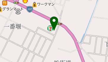 菅原クリーニング店の地図画像