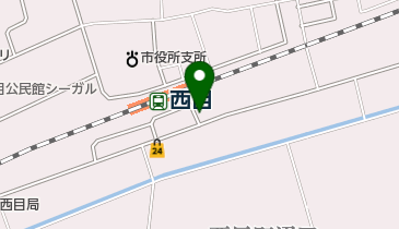 由利舎クリーニング店の地図画像