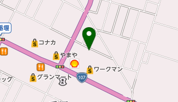 カットサロンセントラルの地図画像