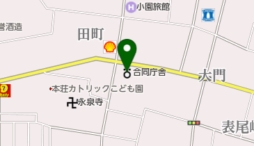 本荘労働基準監督署の地図画像