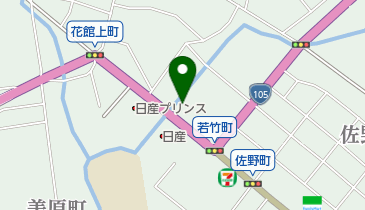 福田自動車工場の地図画像