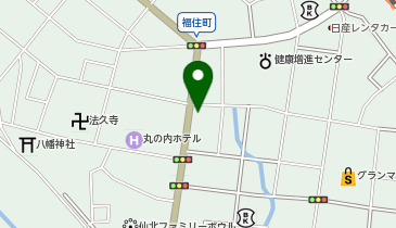 大曲代行の地図画像