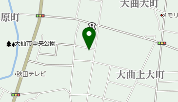 明治安田生命保険相互会社秋田支社 大曲営業所の地図画像