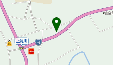 岸館食堂の地図画像