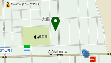 みちのくペットパークの地図画像