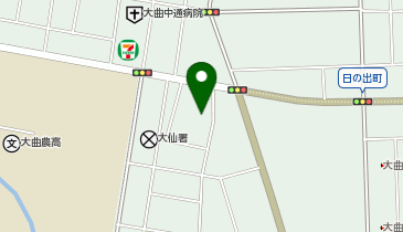 大曲区検察庁の地図画像