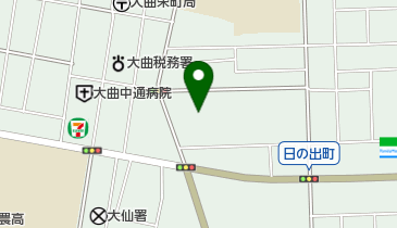 秋田県仙北地域振興局 仙北地域振興局総合案内の地図画像