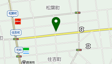 かんなり塗料店の地図画像