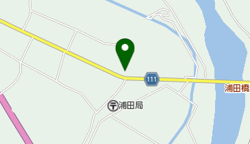 浦田神社の地図画像