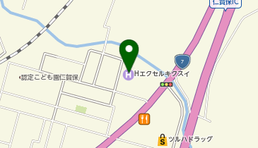 レストラン万葉の地図画像