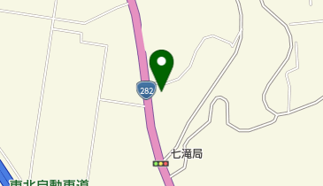 七滝公民館の地図画像