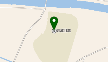 秋田県立五城目高等学校 職員室の地図画像