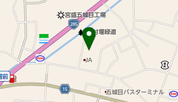 あきた湖東農業協同組合くみあい美容室の地図画像