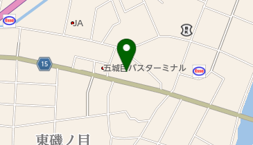 一力食堂の地図画像