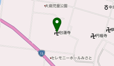 台蓮寺の地図画像