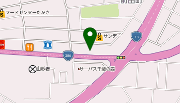 山形ユニフォームの地図画像