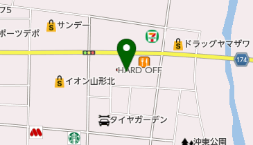 カメイ株式会社山形支店ホーム事業課の地図画像