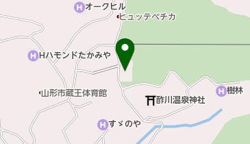 蔵王スキー学校の地図画像