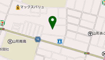 山形大学 北辰寮の地図画像