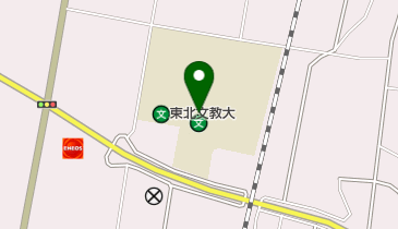 東北文教大学付属幼稚園の地図画像
