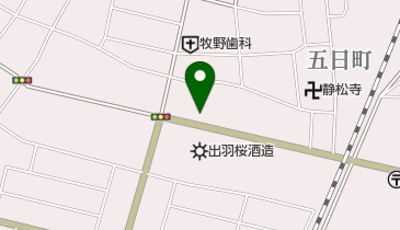 寝具のたかはしの地図画像